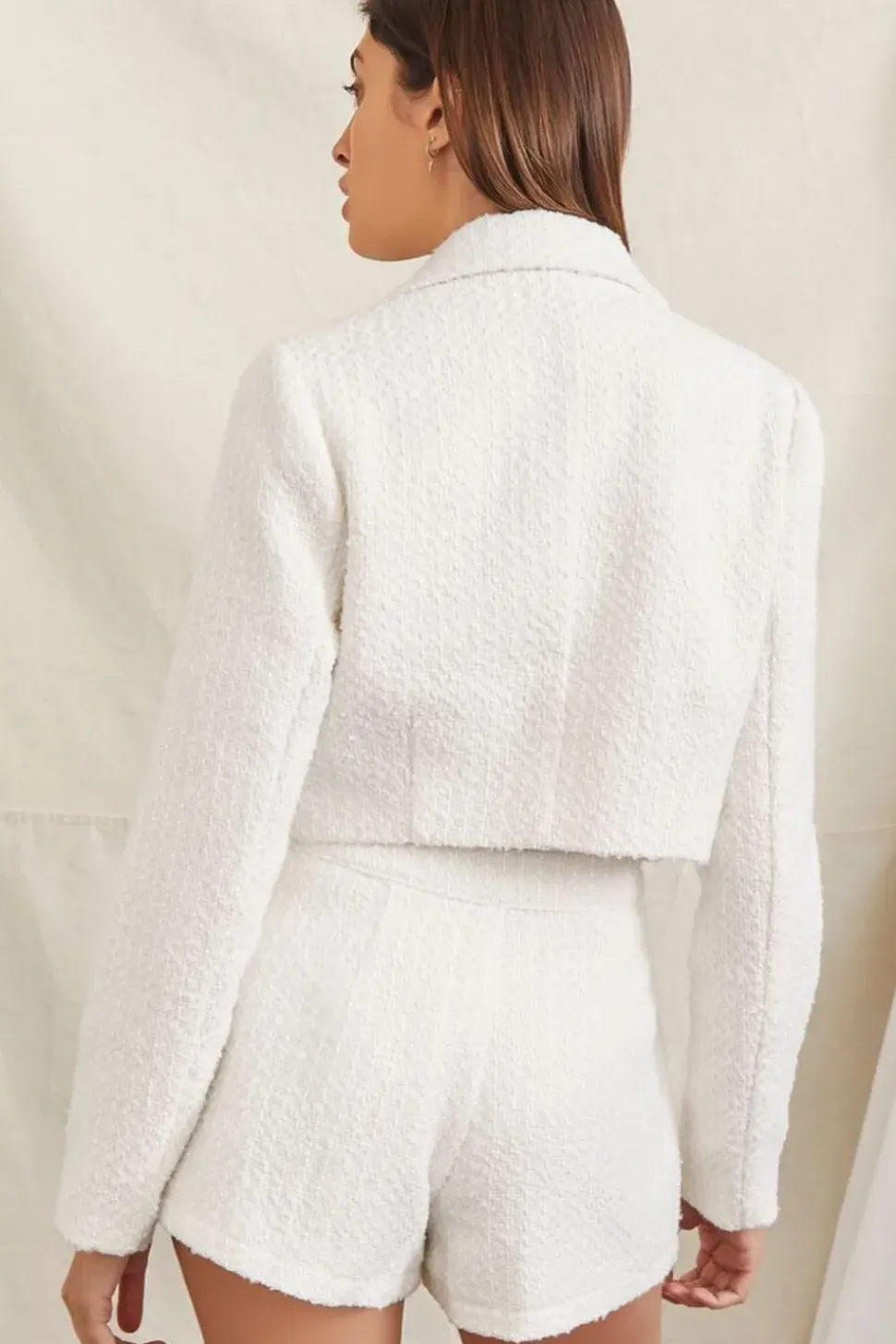 Tweed Cropped Blazer