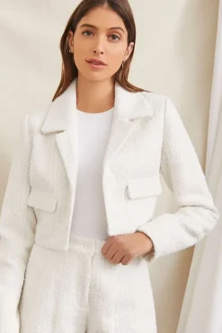Tweed Cropped Blazer