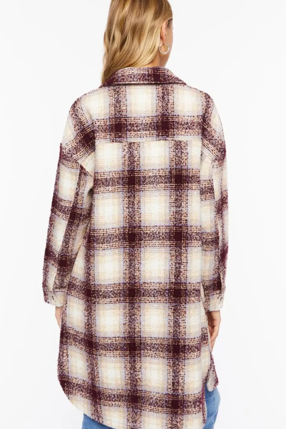 Tweed Longline Shacket