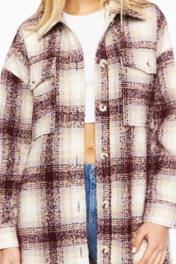 Tweed Longline Shacket