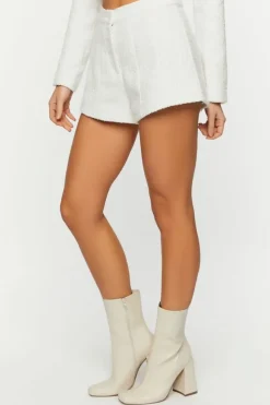 Tweed Mid-Rise Shorts