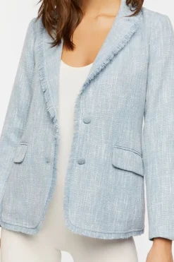 Tweed Single-Breasted Blazer