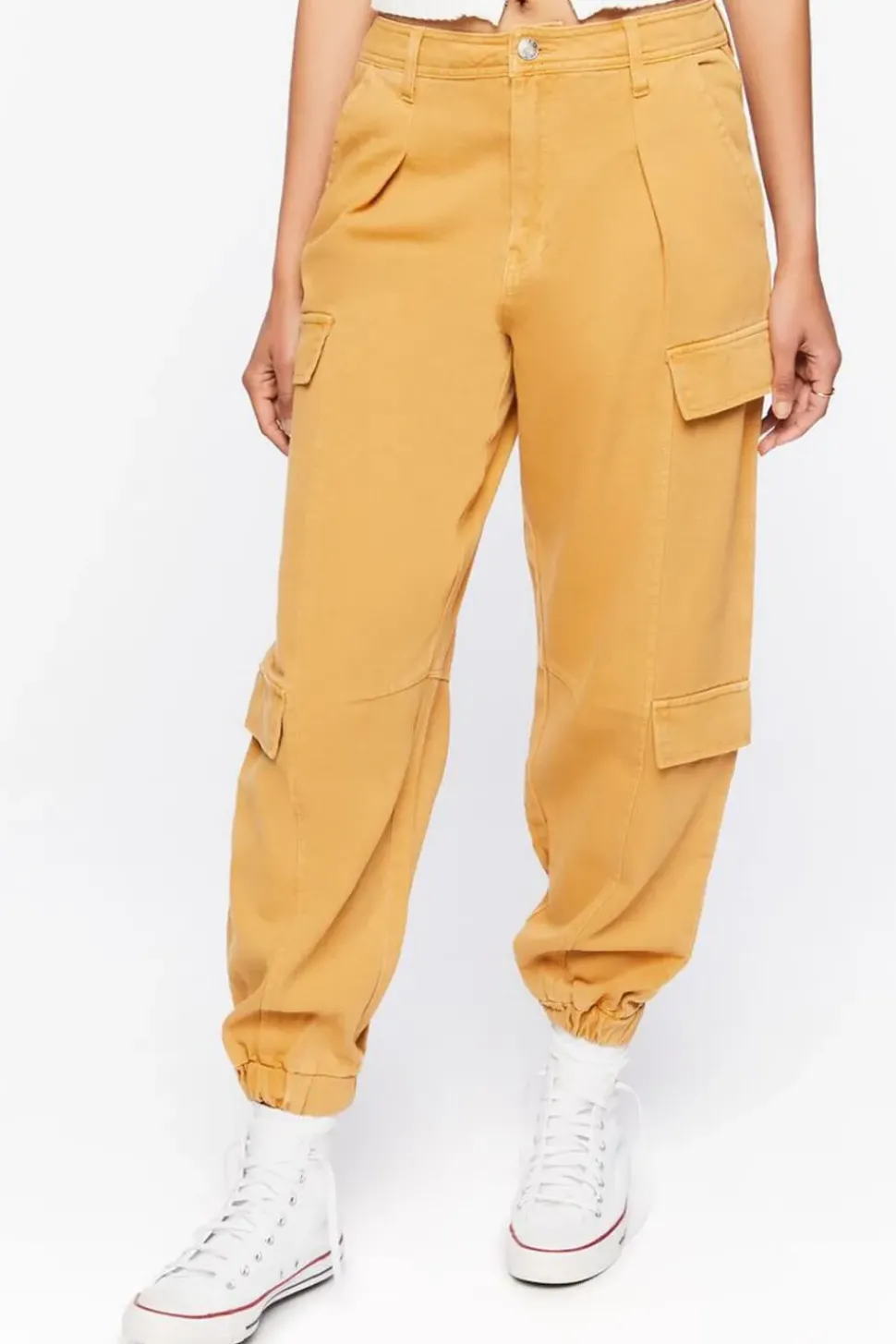 Twill Cargo Joggers