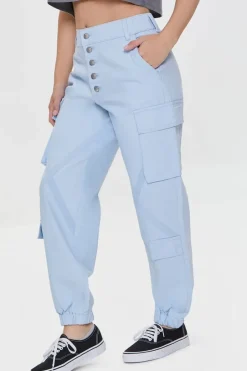 Twill Cargo Joggers
