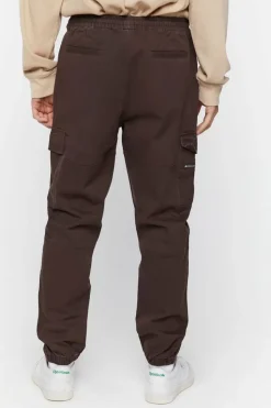 Twill Drawstring Cargo Joggers