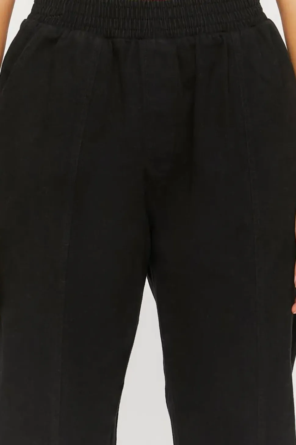 Twill Mid-Rise Joggers