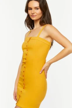 Twill Pinafore Mini Dress
