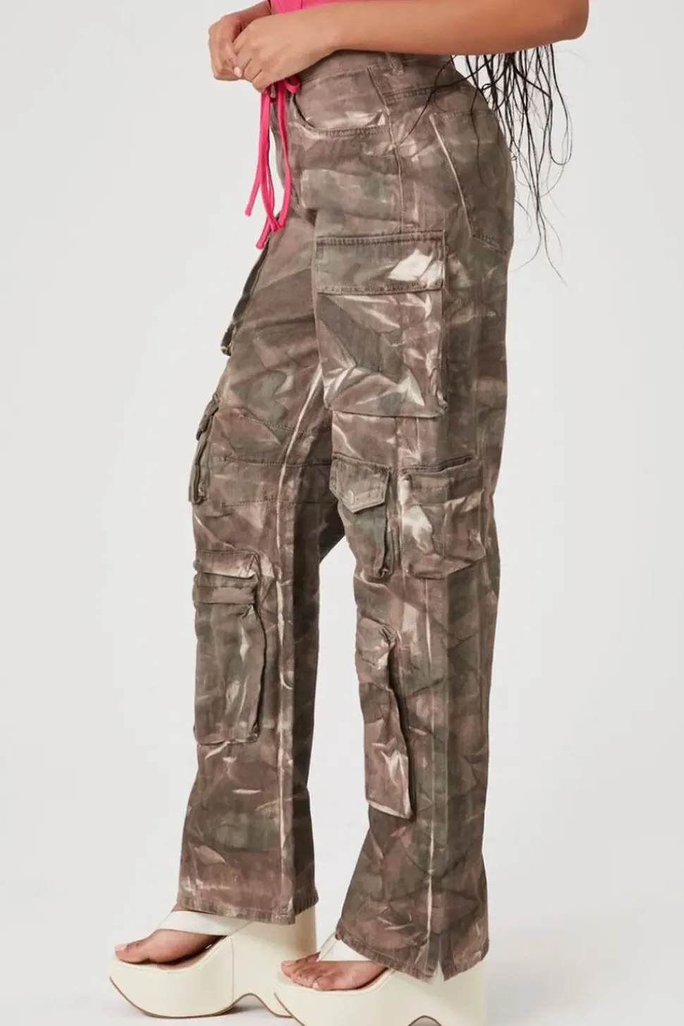 Twill Tie-Dye Cargo Pants