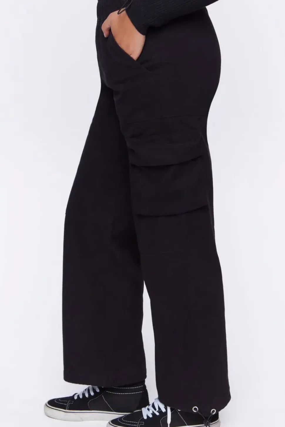 Twill Toggle Drawstring Joggers