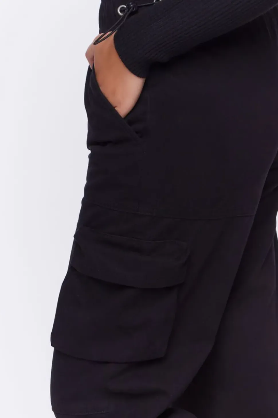 Twill Toggle Drawstring Joggers