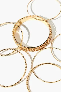 Twisted Bangle Bracelet Set