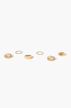 Twisted Chain Ring Set