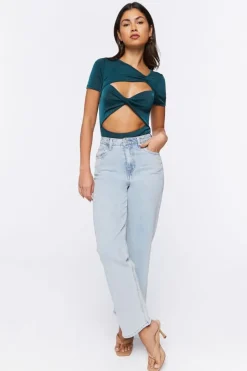 Twisted Cutout Bodysuit