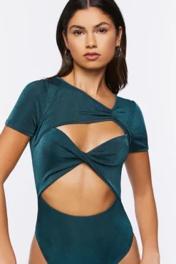 Twisted Cutout Bodysuit