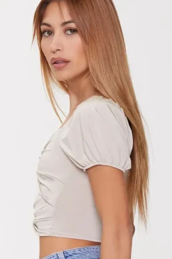 Twisted Cutout Crop Top