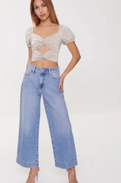 Twisted Cutout Crop Top