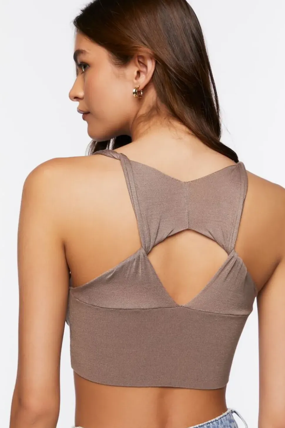Twisted Cutout Crop Top