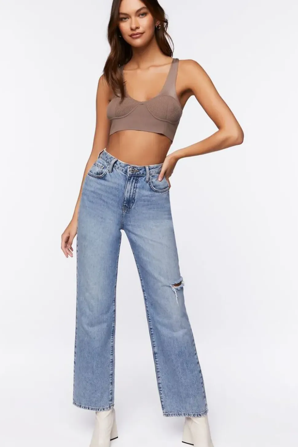 Twisted Cutout Crop Top