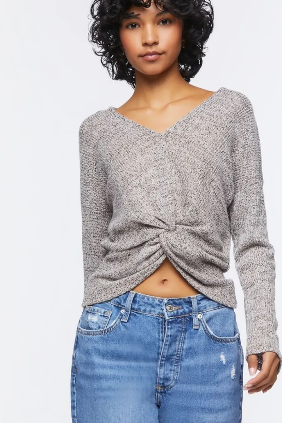 Twisted High-Low Top