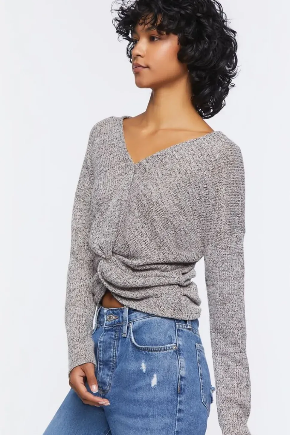 Twisted High-Low Top