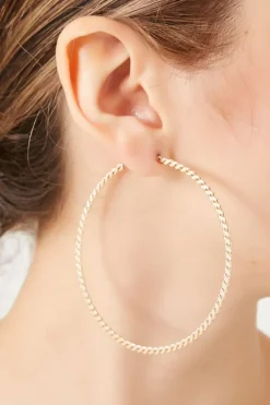 Twisted Hoop Earrings