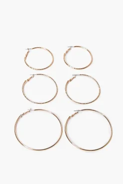 Twisted Hoop Earring Set