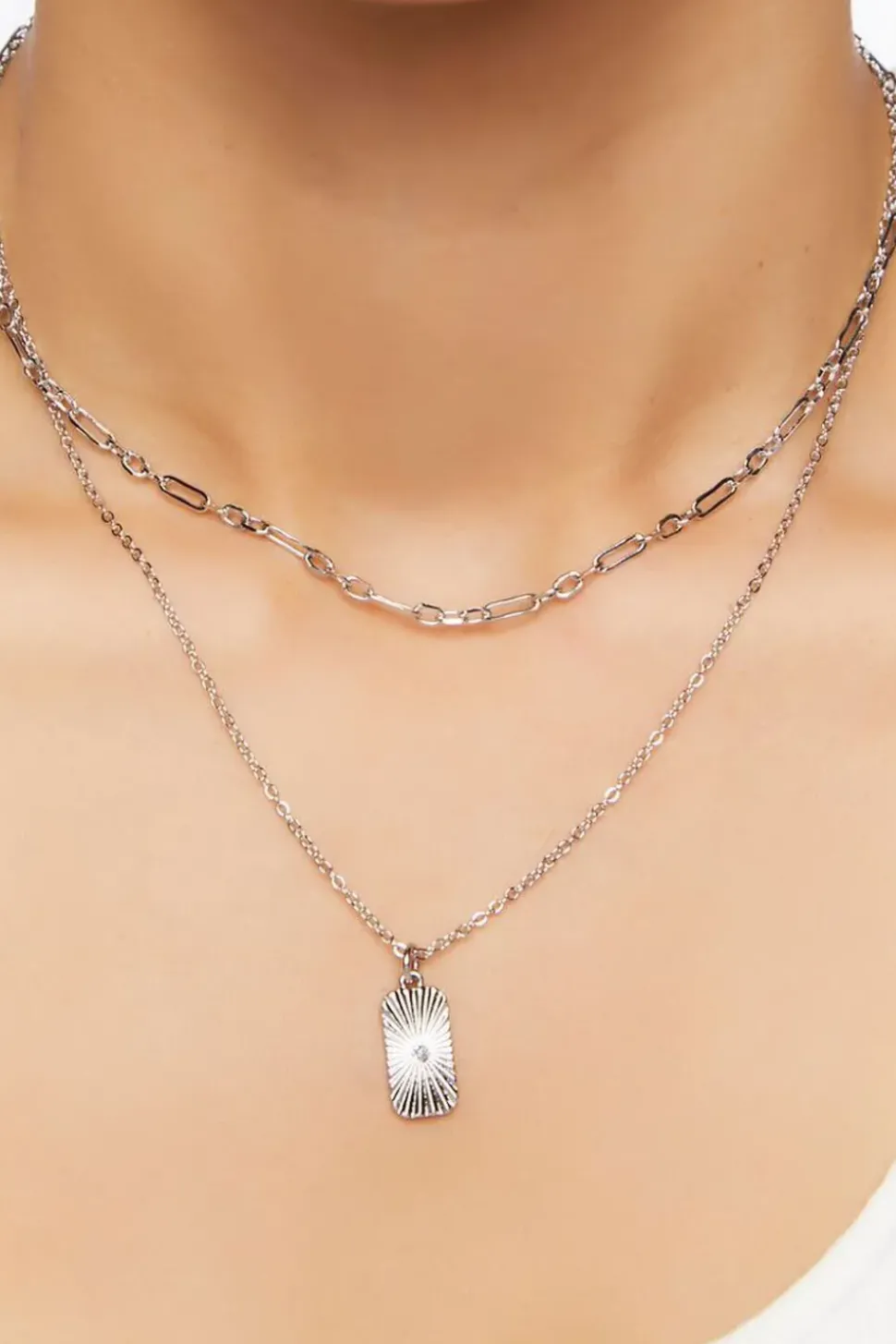 Upcycled Pendant Necklace Set
