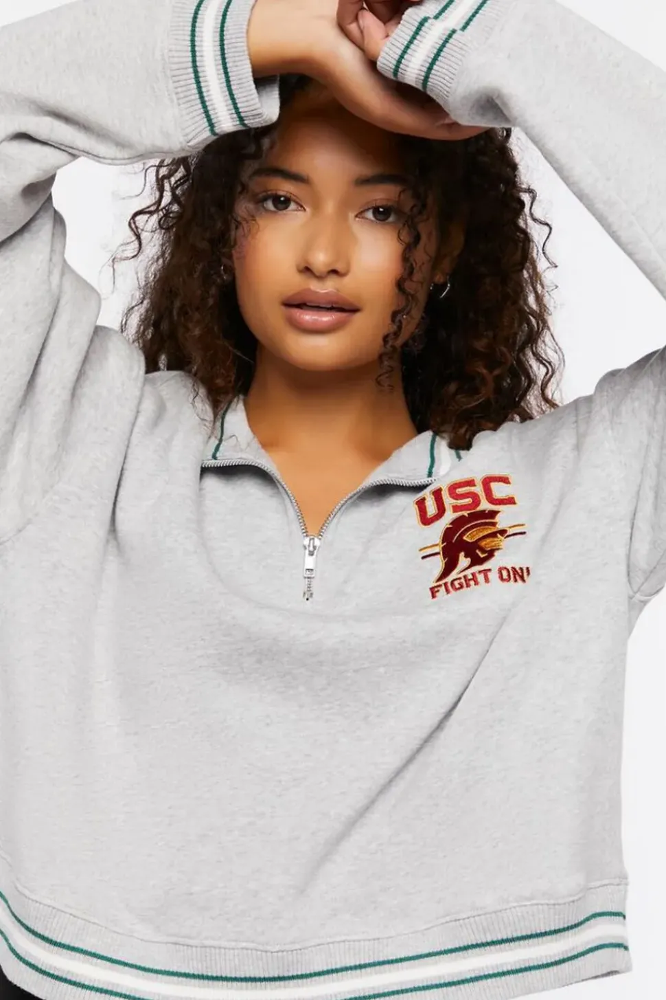 Usc Graphic Half-Zip Pullover