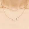 U-Shaped Charm Layered Necklace