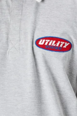 Utility Department Patch Polo Shirt