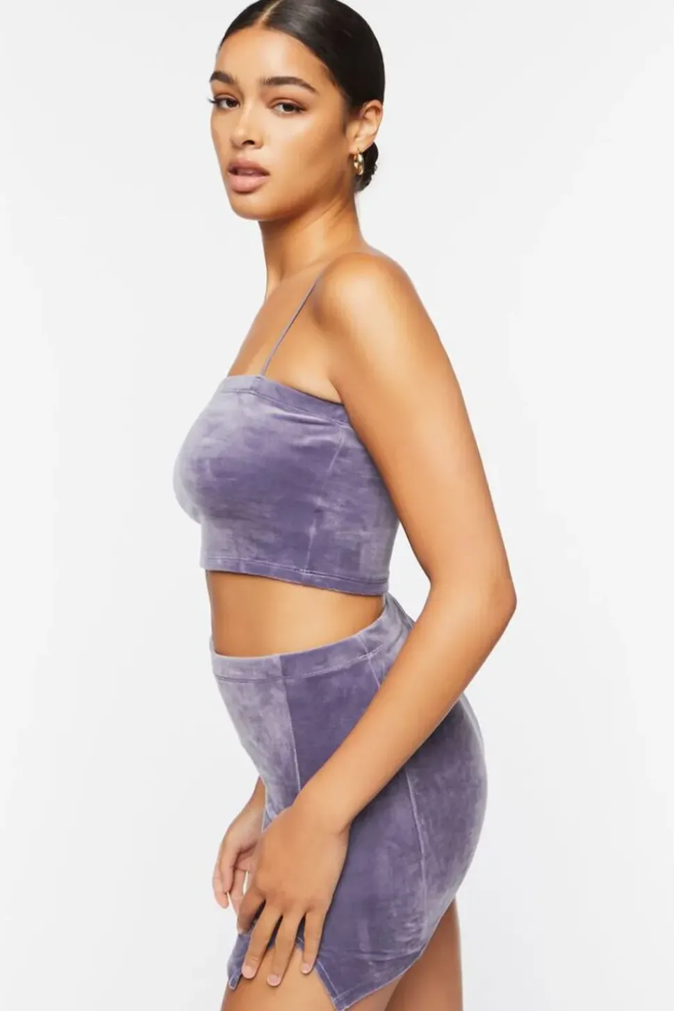 Velour Cropped Cami