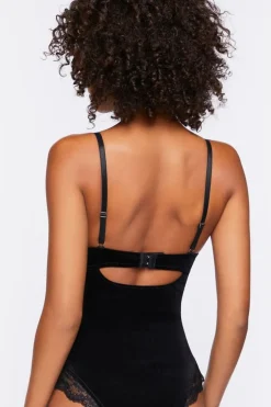 Velvet Lingerie Bodysuit