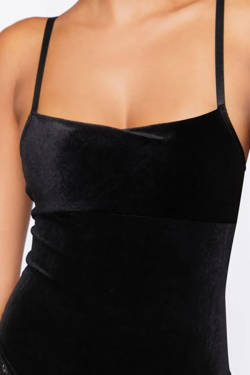 Velvet Lingerie Bodysuit