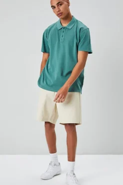 Vented-Hem Polo Shirt