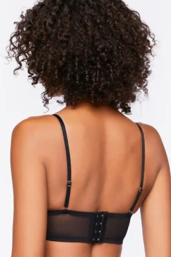 V-Hem Lace Underwire Bra