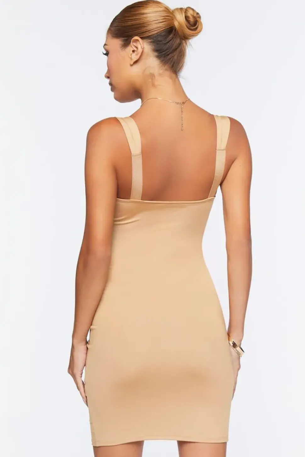 V-Neck Bodycon Mini Dress
