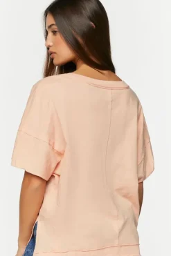 V-Neck Drop-Sleeve Top