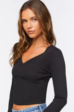V-Neck Long-Sleeve Tee