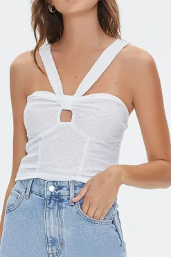 V-Strap Cutout Crop Top