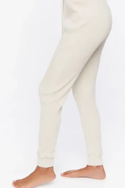 Waffle Knit Lounge Joggers