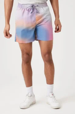 Watercolor Swim Trunks