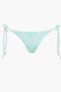 Water Print String Bikini Bottoms