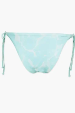 Water Print String Bikini Bottoms