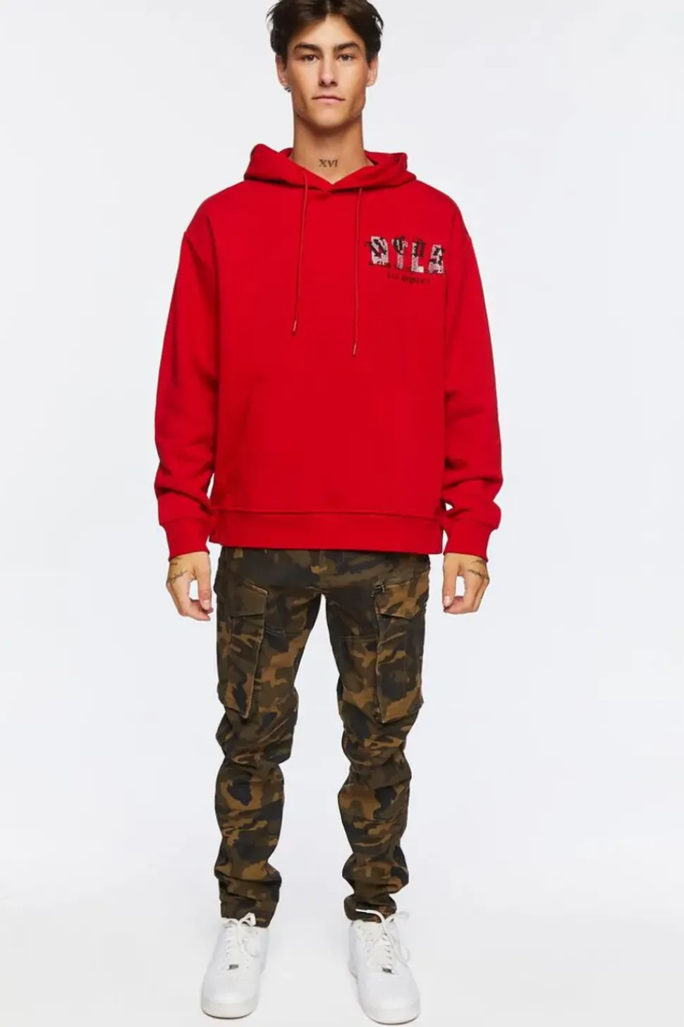 Wcds Rhinestone Graphic Hoodie