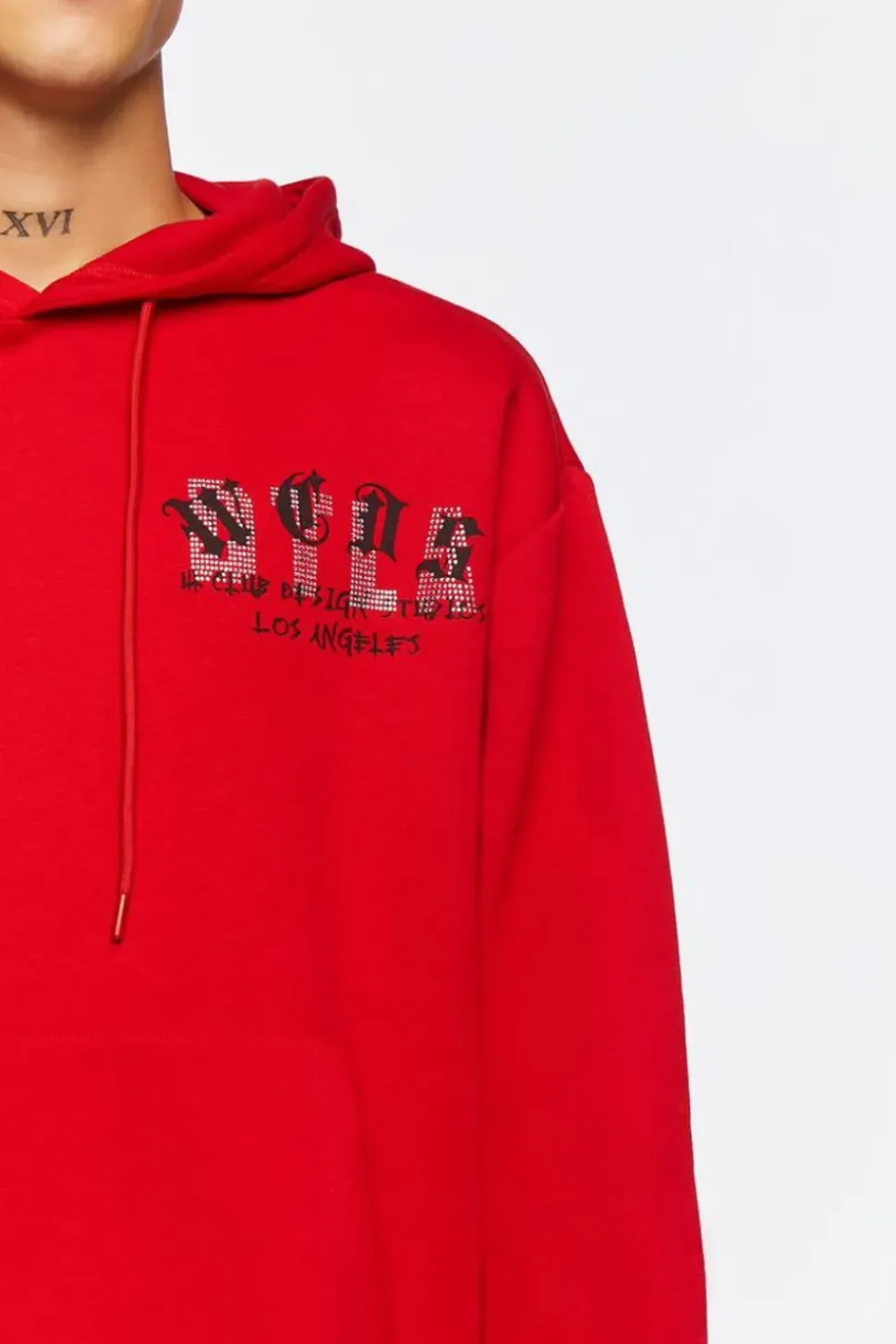 Wcds Rhinestone Graphic Hoodie