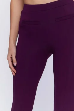 Welt Pocket Flare Pants