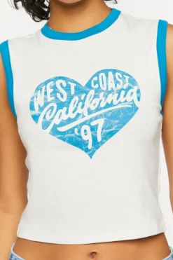West Coast Ringer Baby Muscle Tee