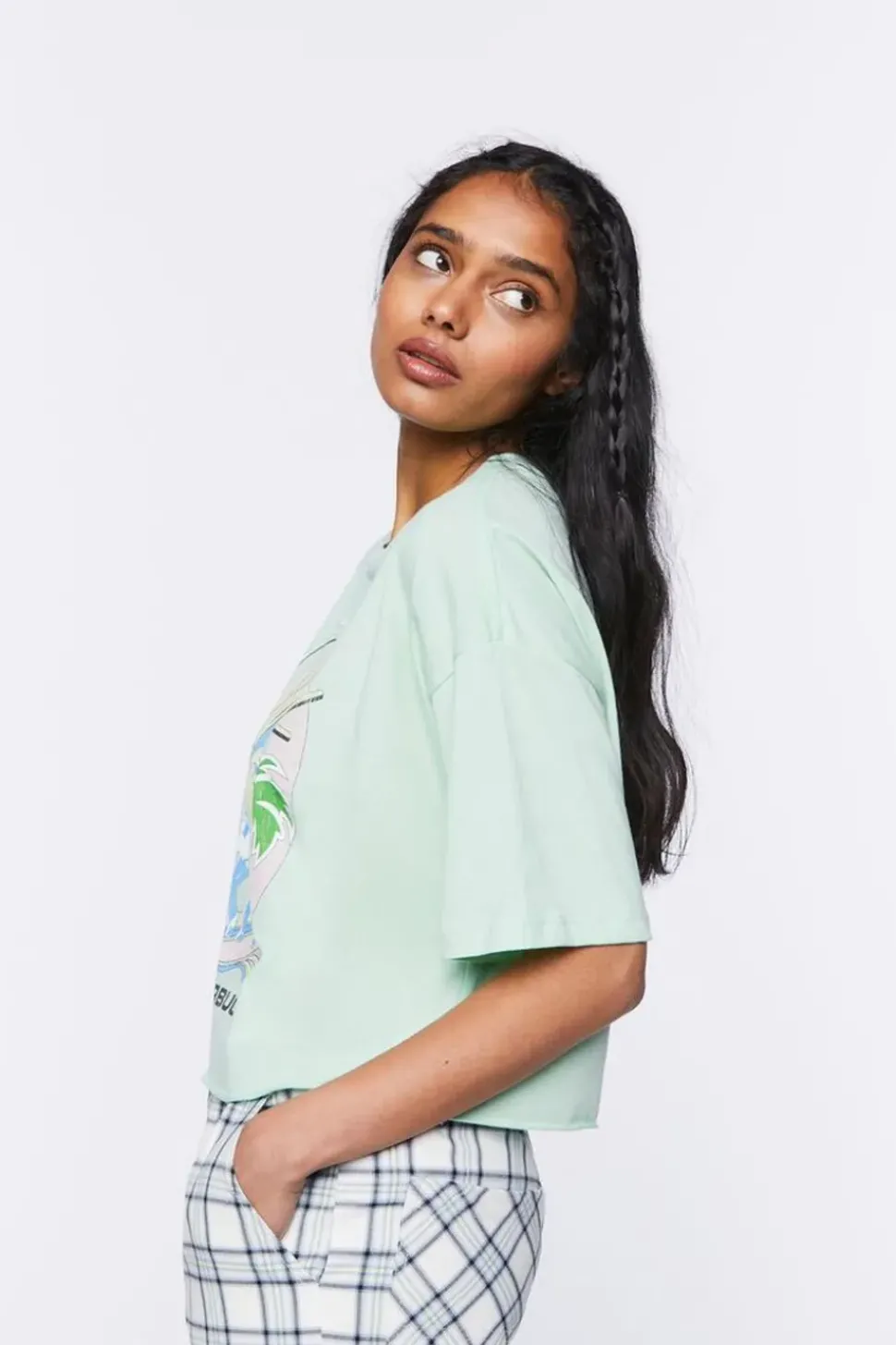 Wham Cropped Graphic Tee