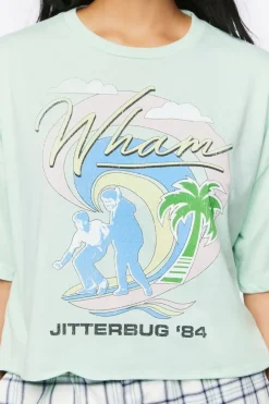 Wham Cropped Graphic Tee