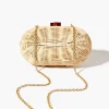 Wicker Clutch Bag